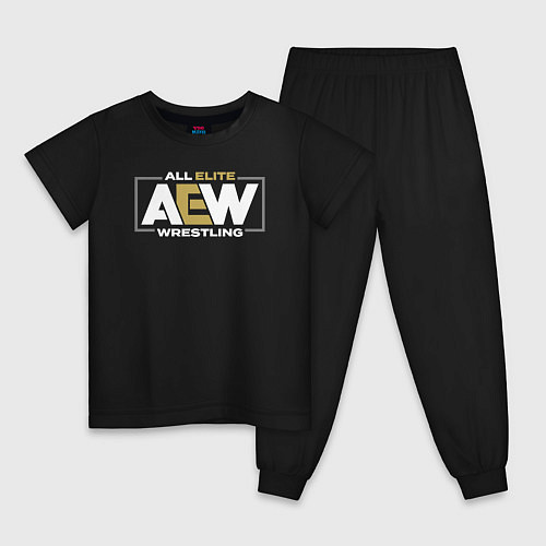 Детская пижама All Elite Wrestling AEW / Черный – фото 1