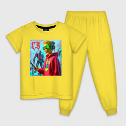 Детская пижама Bart Simpson - cyberpunk ai art