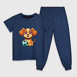 Детская пижама Собака с мячом