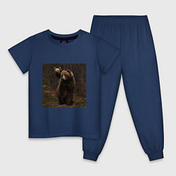 Детская пижама Медведи гуляют по лесу