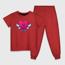 Детская пижама Сердечко ангел