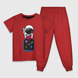 Детская пижама Космос в баночке