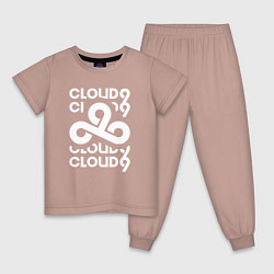 Детская пижама Cloud9 - in logo