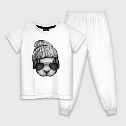 Детская пижама Кролик-хипстер