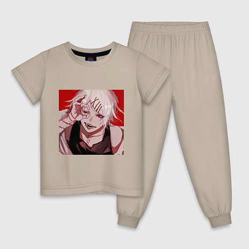 Детская пижама Токийский гуль Сузуя / Миндальный – фото 1