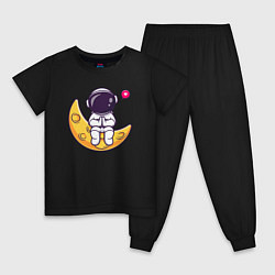 Детская пижама Луна и астронавт