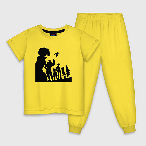 Детская пижама Команда Семь смертных грехов / Желтый – фото 1