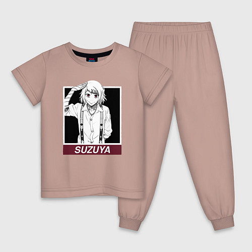 Детская пижама Джузо Сузуя Рэй / Пыльно-розовый – фото 1