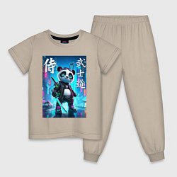 Детская пижама Panda samurai - bushido ai art