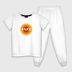 Детская пижама Джаз ретро в желтом