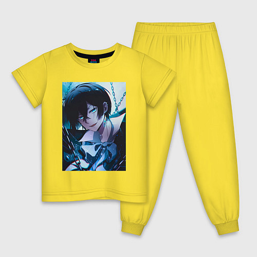 Детская пижама Ванитас мемуар / Желтый – фото 1