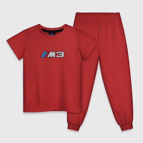 Детская пижама Amg logo / Красный – фото 1