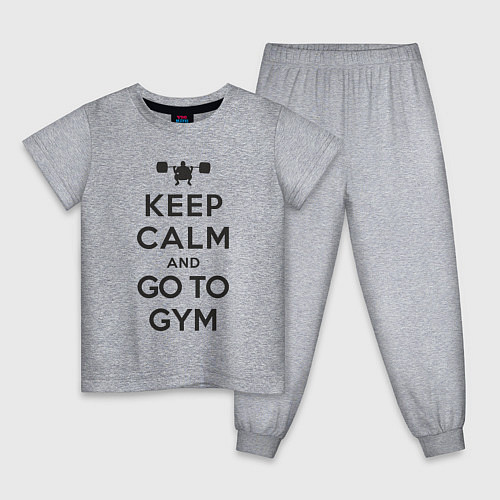Детская пижама Go to gym / Меланж – фото 1