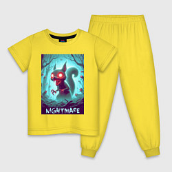 Детская пижама Terrible squirrel - nightmare