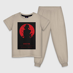 Детская пижама Тёмный дворецкий Себастьян Михаэлис боец