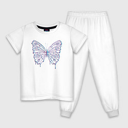 Детская пижама Y2k бабочка
