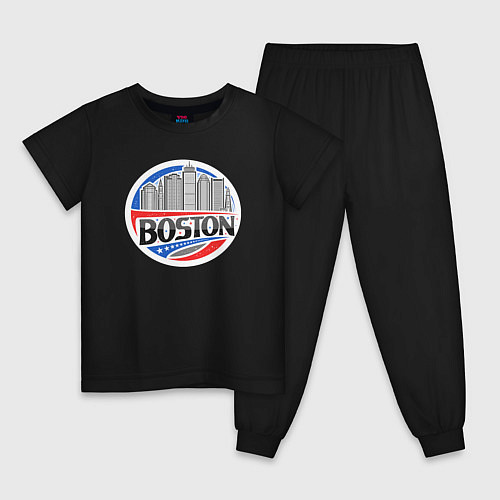 Детская пижама City Boston / Черный – фото 1