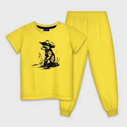 Детская пижама Енот ковбой