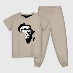 Детская пижама Обезьяна в Африке