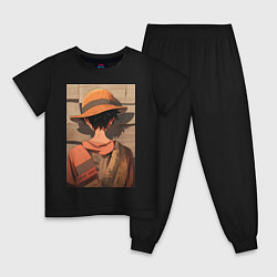 Детская пижама Ван-Пис Луффи стенгазета