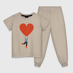 Детская пижама Большая любовь