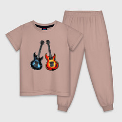 Детская пижама Две гитары