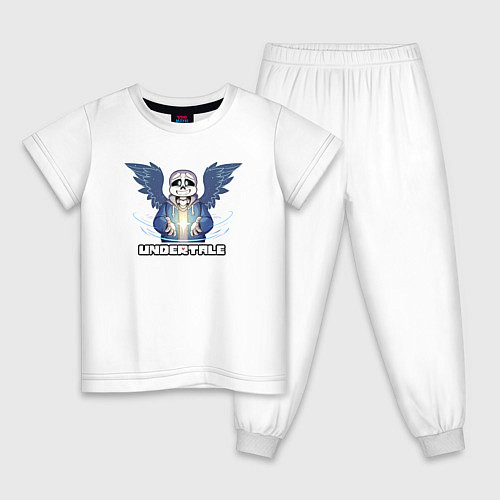 Детская пижама Undertale Санс / Белый – фото 1