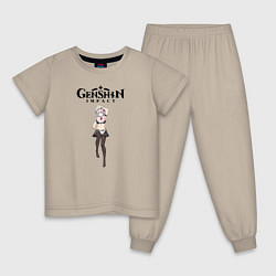 Детская пижама Noelle genshin impact love