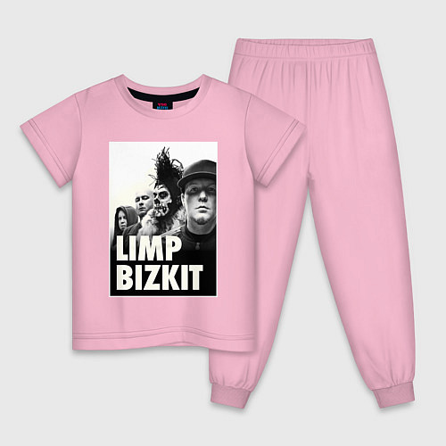 Детская пижама Limp Bizkit all / Светло-розовый – фото 1