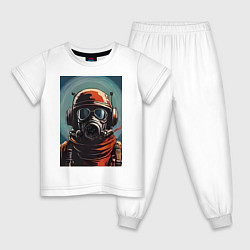 Детская пижама Портрет в противогазе