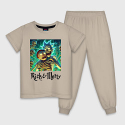 Детская пижама Rick and Morty - horror
