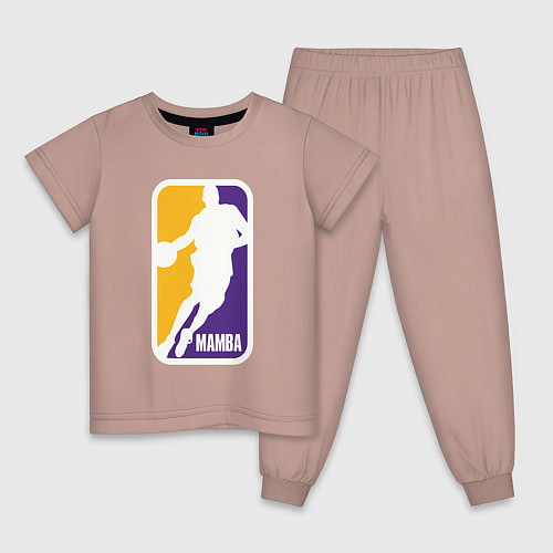Детская пижама Mamba Kobe Bryant / Пыльно-розовый – фото 1