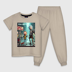 Детская пижама Рик и Морти - панк жив