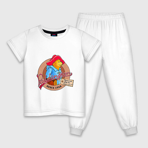 Детская пижама Paddington Bear / Белый – фото 1