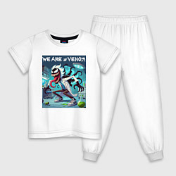 Детская пижама Rick and Venom - ai art fantasy