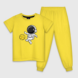 Детская пижама Космонавт футболист