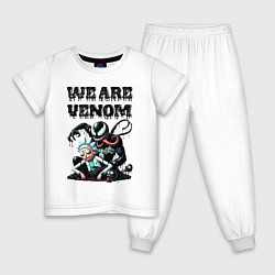 Детская пижама Rick and slime - we are Venom
