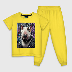 Детская пижама Морда крутого бультерьера