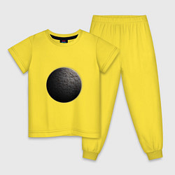 Детская пижама Планета арт, каменная