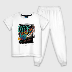 Детская пижама Дурею от сноуборда, как карась от прикормки