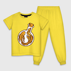 Детская пижама Золотая рыбка в колбе