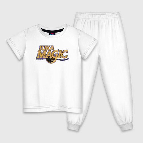 Детская пижама Luka magic basketball / Белый – фото 1