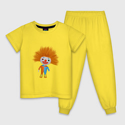 Детская пижама Рыжеволосый клоун