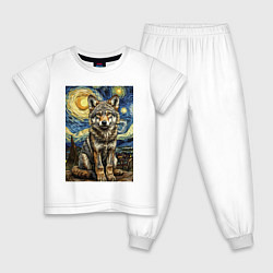 Детская пижама Волчонок Ван Гог