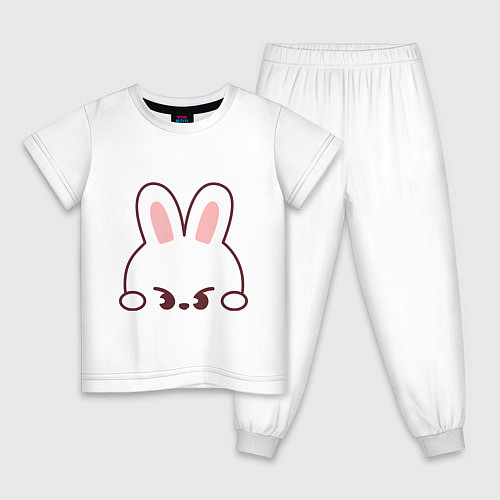 Детская пижама Mischievous Leebit / Белый – фото 1