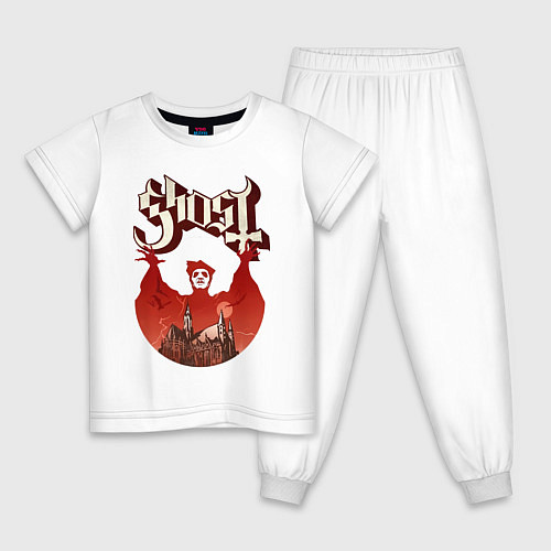 Детская пижама Ghost - Cardinal Copia / Белый – фото 1