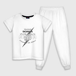Детская пижама Scania always on time