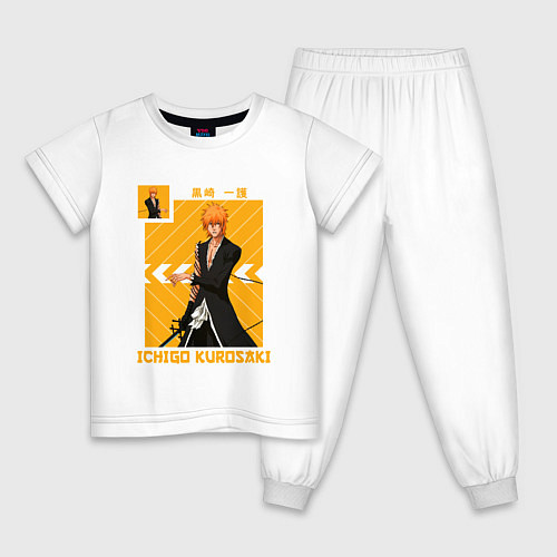 Детская пижама Bleach Kurosaki Ichigo / Белый – фото 1