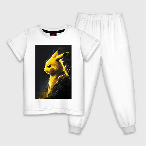 Детская пижама Pikachu / Белый – фото 1