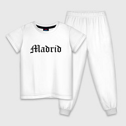 Детская пижама Madrid is the capital of Spain